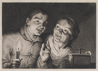 KG 04850
<br/>
Jongen en meisje met muizeval
<br/>
<em>Visscher, Cornelis (1629-1658)</em>